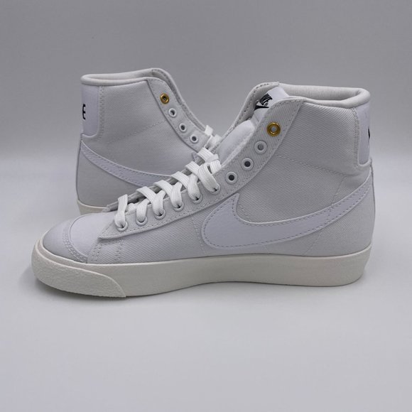 Nike Blazer Mid ' 77 White Womens Shoes - Picture 2 of 8
